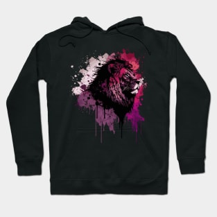 Cosmic Tie Dye Lion Drip Hoodie